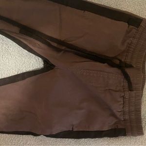 Men’s fashion nova black stripe gray pants size 3032